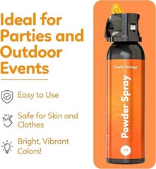 Orange Smoke Bomb Powder Cannon – Biodegradable Gender Reveal Fire Extinguisher