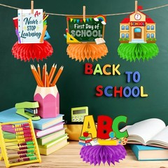 Back to School Decorations – Back to School Banner,Apple Pencil Garland, Welc…