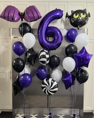 Number Balloon 40 Inch, 0 Number Balloons, 10 20 30 40 50 Number 0 Purple