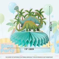 Dinosaur Birthday Decorations for 1 2 3 4 5 6 Year Old Boy Girl, Happy…