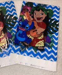 Lilo & Stitch Happy Birthday Surprise Cake Banner 40X60″ Backdrop Wall Decor