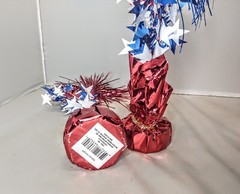 4th of July firework Foil Balloon Weight Birthday Party Supplies Patriotic Decor