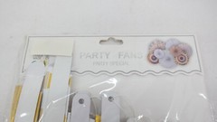 Hanging Paper Fans Party Decorations 8 Pieces Set TF