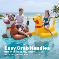 Inflatable Pool Float Battle Game Set for Kids Adults-Includes 2 Giant Ride O…
