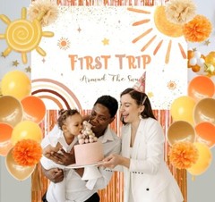 Decorating Dessert Table Background Good for First Birthday Baby Shower Party
