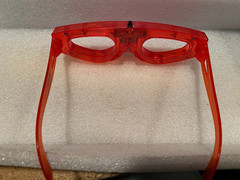 1 Child’s Red Flashing Lights Party Glasses 5.5″(NO Lenses) Pre-Owned* h2