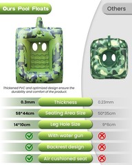 Automatic Electric Water with Pool Floats,Funny Inflatable Tank Pool Floaties…