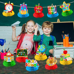 Back to School Decorations,12Pcs Welcome Back to School Table Decorations Honeyc
