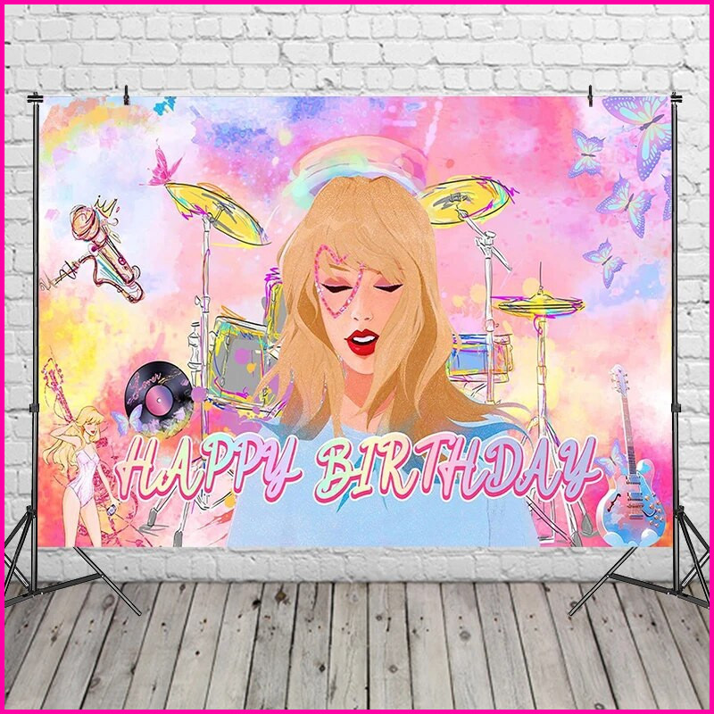 Taylor Swift Birthday Balloon Banner Party Decoration Swiftie Celebration Gift