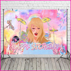 Taylor Swift Birthday Balloon Banner Party Decoration Swiftie Celebration Gift