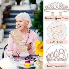 80th Birthday Gifts Decorations for Women, Including 80 year old Birthday Cake T