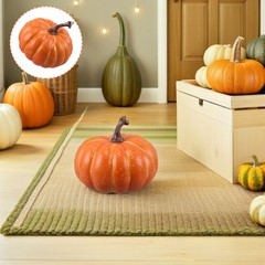 Faux Pumpkins Outdoor Decor Autumn Thanksgiving Decorations Fall