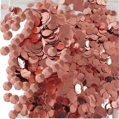 1 Pack Rose Gold Metallic Foil Confetti, 0.59 inch, 2.12 oz, Wedding, Birthday