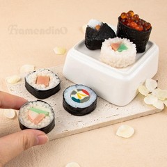 , 6 Pack Artificial Susi Fake Sushi Simulated Onigiri Realistic Food Model Li…