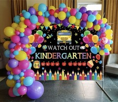 Watch Out Kindergarten Here I Come~Backdrop~1st Day Banner ~8 X 6ft~NEW~CUTE!