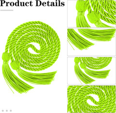 Graduation Cords, Lemon Green Cords, Graduation Honor Cords, 2026 Graduation Tas