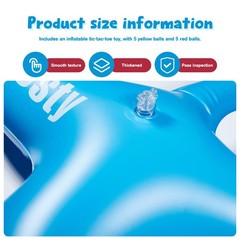 Pool Toys Game Set – Giant Inflatable Tic Tac Toe Pool Games for Adults ，Fun …