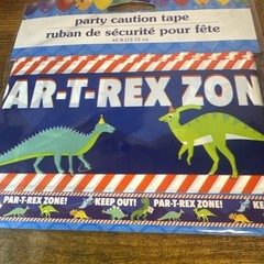 «Par-T-Rex-Zone» Party Caution Tape