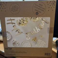 Gold Foiled Complete Party In A Box – Everything You Need by Ginger Ray