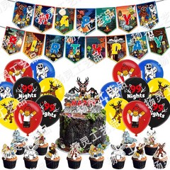 99 Nights in The Forest Birthday Party Decor Supplies Balloons Banner Kids