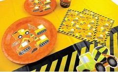 Construction Party Pack 50 Piece Set By Tiny Mills Construction Zone Theme