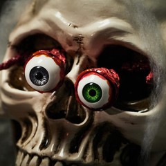 2 Pcs Halloween Fake Eye Eyeball Horror Scary Simulation Prop Trick Party Decor