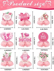 Mothers Day Table Decorations – Mother’s Centerpieces Pink