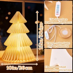 Christmas Party Decorations, Magnetic Design, 15 Inch White Large Christma Tr…
