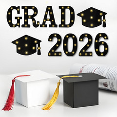 Graduation Decorations Letters Marquee Signs, Light up Class of 2025 Marquee Lig
