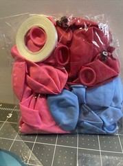 Pink Lilo and Stitch Birthday Party Balloons And Table Decorations New Seal Bag