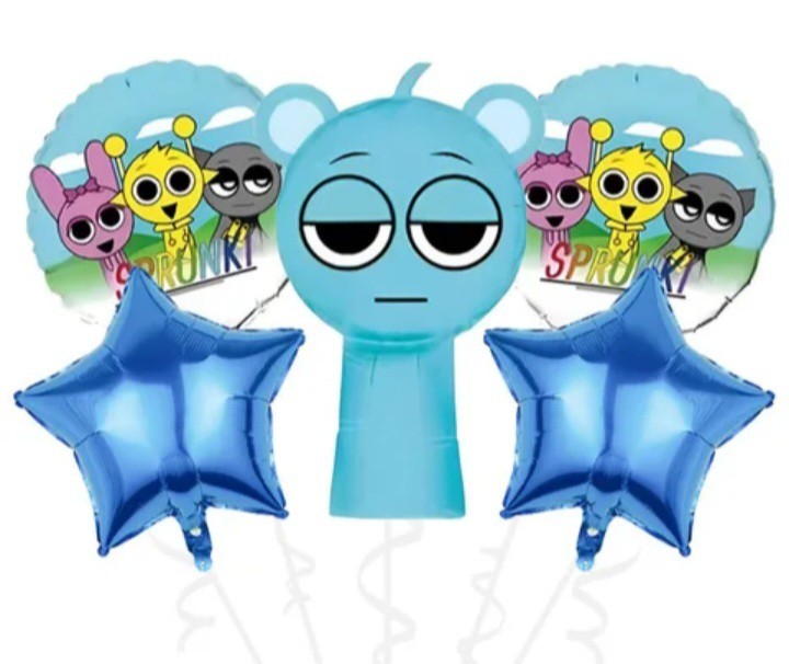 5PC SPRUNKI BALLOONS