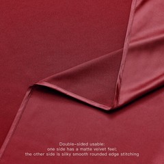 BALCONY & FALCON Reversible Waterproof Tablecloth Peach-Skin/Satin