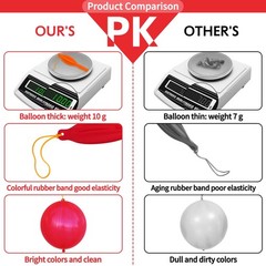 30Pcs Punch Balloons, Thickened Neon Punching Balloon Heavy Duty Party Favors…
