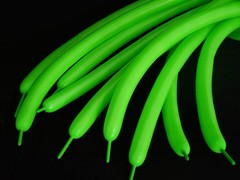 100PCS 260Q green Magic long balloon decoration shopping mall activities, par…