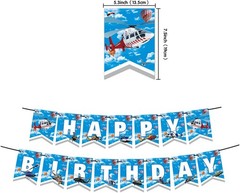 Helicopter Birthday Party Supplies Helicopter Party Decorations Airplane Them…