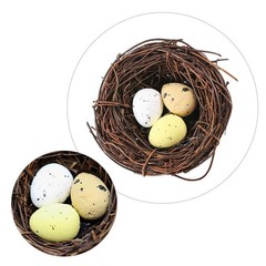 4 Pcs Cozy Woven Bird Nest Egg Design Artificial Nests Artifcial Birds