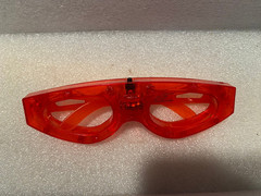 1 Child’s Red Flashing Lights Party Glasses 5.5″(NO Lenses) Pre-Owned* h2