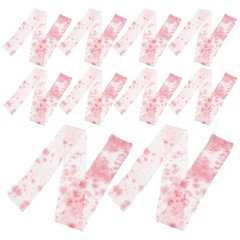 10Pcs Durable Bloody Gauze Rolls Red Cloth for Halloween Party and Costume Use