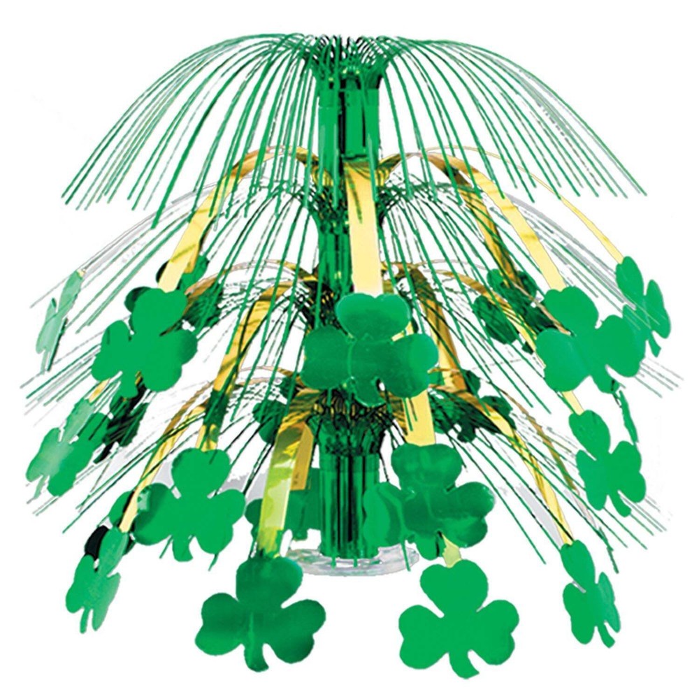 Beistle Shamrock Cascade Centerpiece – St. Patricks | Party Supply