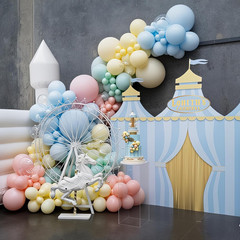 Pastel Balloons 12 Inch Macaron Pink Blue Green Purple Yellow Pastel Rainbow Lat