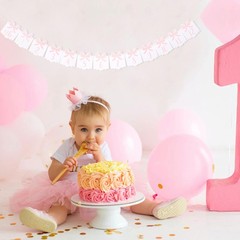 12 Month Bow Photo Banner – Milestone Bow Banner, Newborn To 12 Months, 1st B…