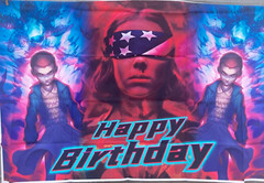 Stranger Things Birthday Back drop/ Banner 59 x 39in