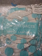 PAPER WHITE LANTERNS VARIOUS SIZES HANGING PARTY PKG OF 10