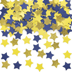 Gold Glitter Stars Confetti Party Table Decoration, 1.2», 200Pc | Birthday, Gra