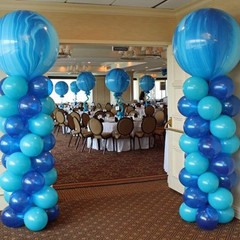 Set of 2 5FT Balloon Column Stand Kit Party Decoration Balloon Pillars