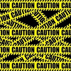 Zombie Prop Building-CAUTION-Barricade Fright Tape-Costume Party Decoration-30ft