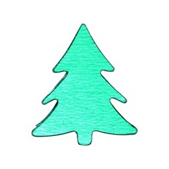 15g Christmas Table Confetti Merry Christmas Sequins Party Green Silver