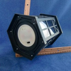 PreOwned 10 in LED Lantern Vintage Look GUC Bronze Flameless Candle Party Decor