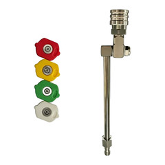 Rotating Stainless Steel Nozzle for HVAC Ducts and Ventilation Systems