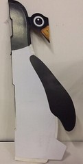 Beistle 19” Penguin Honeycomb Tissue Party Decoration Hangs #55506 USA 1995 NOS